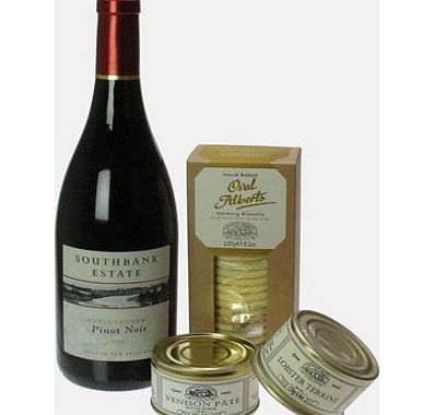 Sparkling Direct New Zealand Pinot Noir Red Wine And Pate Hamper - Gift Baskets And Hampers