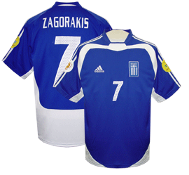 2478 04-05 Greece H S/S + Euro 2004 Player of the