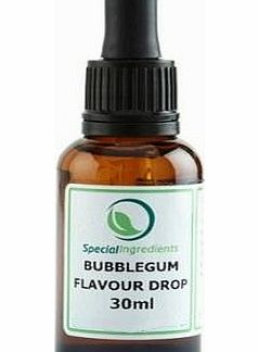 SPECIAL INGREDIENTS BUBBLEGUM FLAVOUR DROP EXTRA STRONG FOOD AND DRINK FLAVOURING 30ml