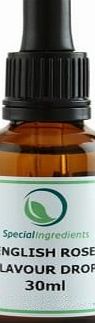 SPECIAL INGREDIENTS ENGLISH ROSE FLAVOUR DROP EXTRA STRONG FOOD AND DRINK FLAVOURING 30ml