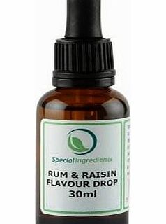 SPECIAL INGREDIENTS RUM AND RAISIN FLAVOUR DROP PREMIUM QUALITY FOOD FLAVOURING 30ml