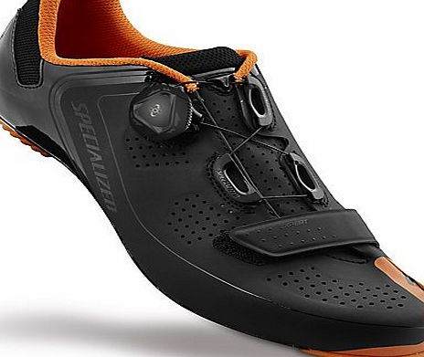Expert Road Shoe Black/Orange - 40