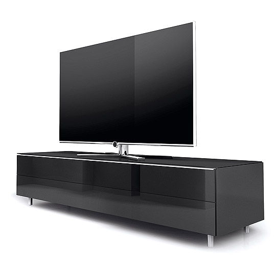 Spectral SCALA SC1650 TV Cabinet - Gloss Black