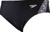 Speedo, 1294[^]224115 Boys Endurance 10 Monogram Brief - Black and White