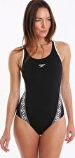 Speedo, 1294[^]182030 Endurance Plus Monogram Muscleback - Black and