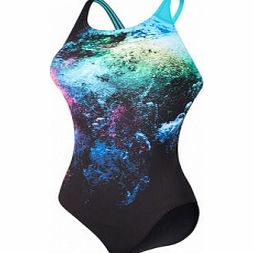 Speedo Placement Digital Powerback Ladies Swimsuit