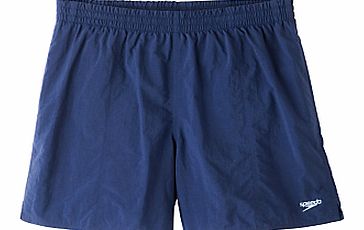 Solid Watershort Swim Shorts, Blue