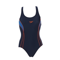 Swimsuit Navy With Racer Style Back