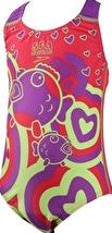 Speedo, 1294[^]234807 Tots Girls Seasquad Placement 1 Piece - Purple
