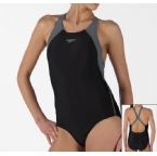 Speedo Womens Flex Swimsuit Black/Grey