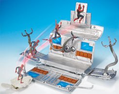 SPIDER-MAN 2 subway train playset and figure