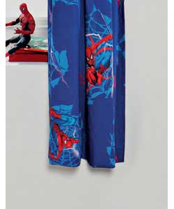 Spider-Man 3D pair of 66 x 54in Unlined Curtains