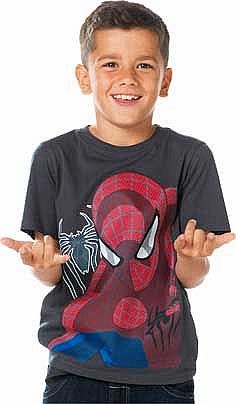 Spider-Man Boys Black T-Shirt - 3-4 Years
