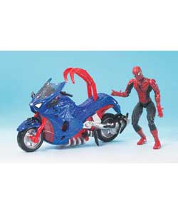 SPIDER-MAN Deluxe Web Cycle and Figure