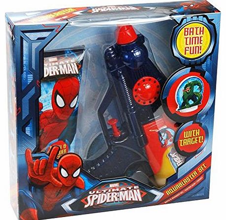 Spider-Man Marvel Ultimate Spiderman Aquablaster Gift Set - Bath Time Fun