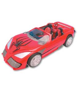 Spiderman Glider Car with Figure
