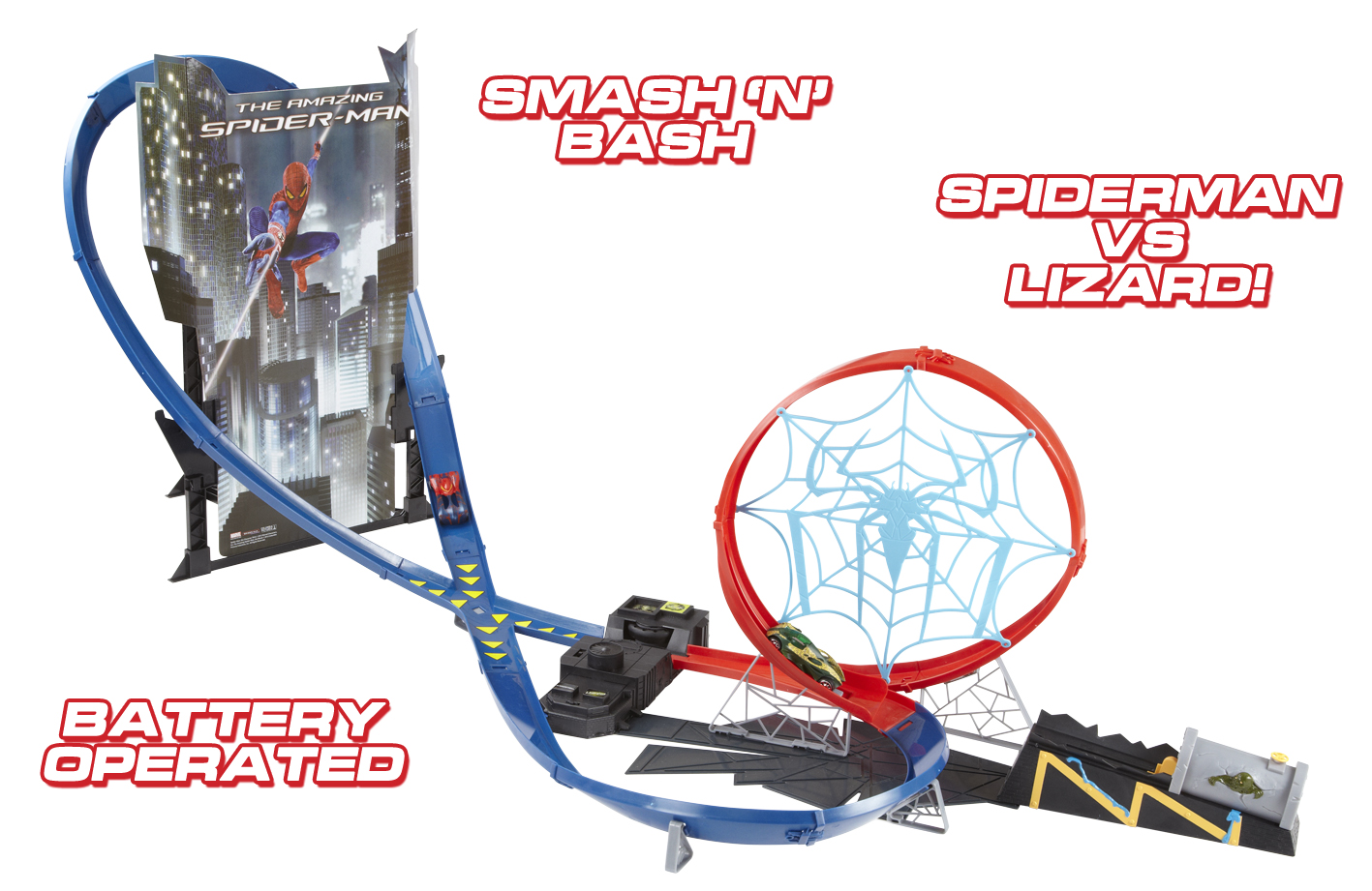 Spiderman Lizard Attack Track Set