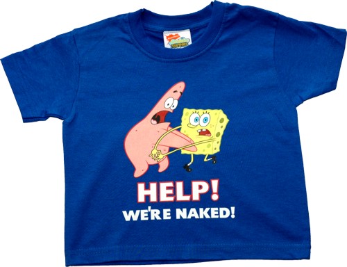 Kids Naked SpongeBob T-Shirt from Spike