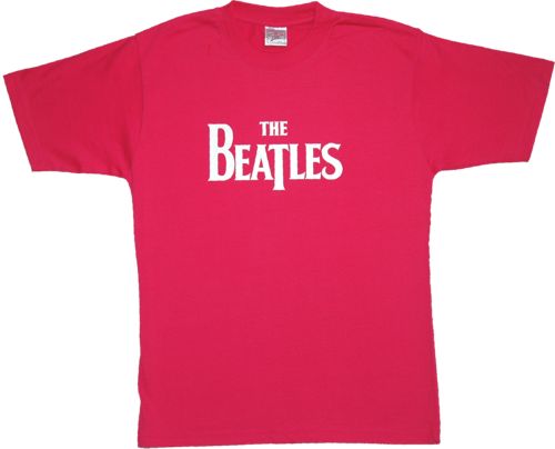 Kids Pink Beatles Logo T-Shirt from Spike