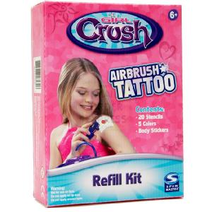 Spin Master Girl Crush Airbrush Tattoo Refill Kit
