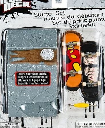 Spin Master Tech Deck Starter Sk8 Set (Colors May Vary)