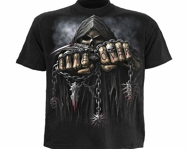 Spiral - Men - GAME OVER - T-Shirt Black - Large