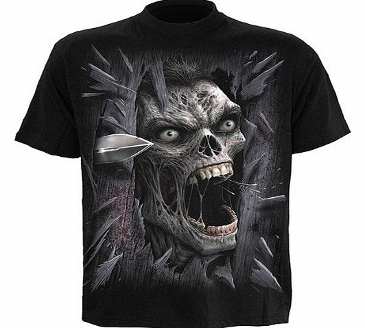 - Men - HERES ZOMBIE - T-Shirt Black (Large)