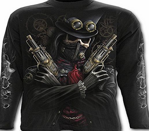 Spiral - Men - STEAM PUNK BANDIT - Longsleeve T-Shirt Black - X-Large