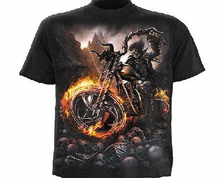 Spiral - Men - WHEELS OF FIRE - T-Shirt Black - Small