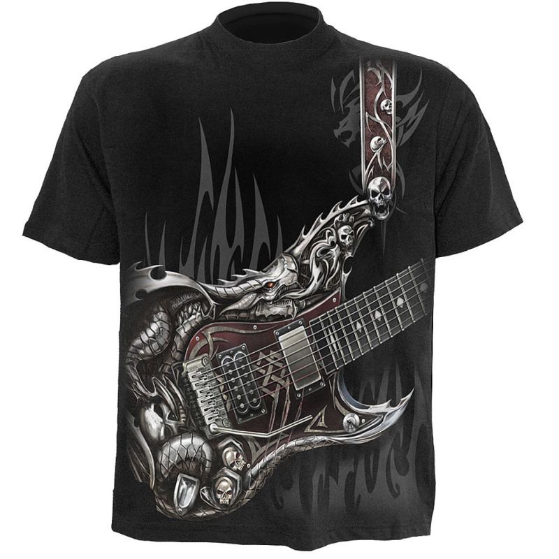 Air Guitar T-shirt Short Sleeve Adult