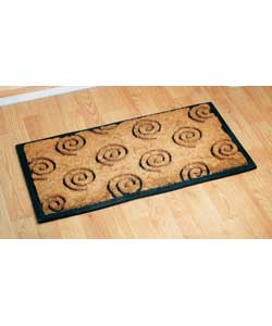 Spiral Rubber Moulded Coir Doormat