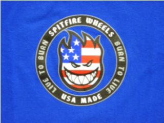 Spitfire Flaghead T-Shirt - Blue