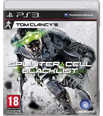 Splinter Cell Blacklist PS3 Game