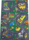 Giant Roadway Playmat - a fun addition for the bedroom, playroom, nursery or class room! (Left-hand Drive - UK)