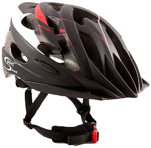 M 21 Vent Bicycle Mens Cycle Bike Helmet Adult Red/Black 58-60cm Conforms To EN-CE 1078, TUV Tested
