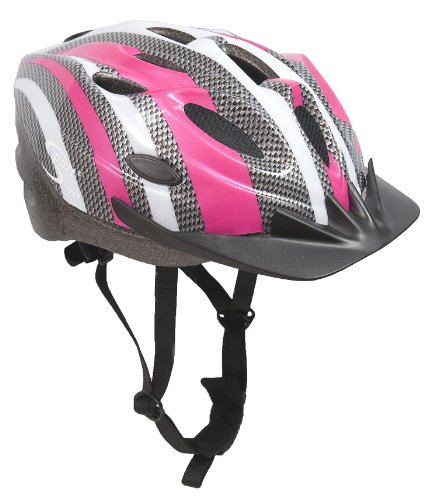 Sport Direct SH515 55-58cm Junior/ Ladies Helmet - Pink/ Silver