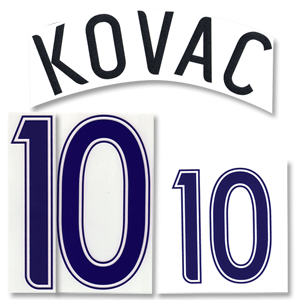 SportingID 06-07 Croatia Home Kovac 10 Name and Number
