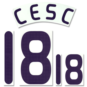 SportingID 08-09 Spain Away Cesc 18 Name and Number Transfer
