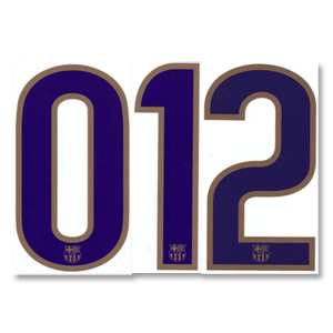 08-10 Barcelona Away Official Back Number Only