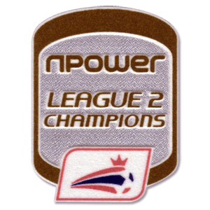 2011 FL npower League 2 Champions Patch - Pair
