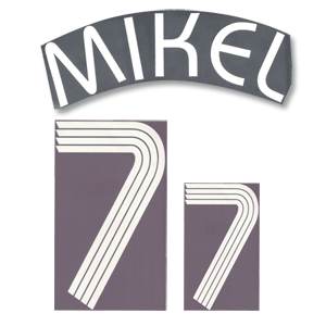 Mikel 7 05-07 Nigeria Home Name and Number