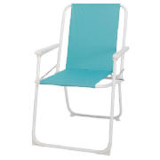 Spring tension chair, blue