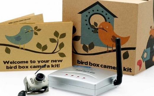 SpyCameraCCTV Wireless Bird Box Camera with Night Vision, 700TVL Video and Audio - Perfect for your Garden