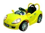 Yellow Ride on Aston Martin Sports Car with Remote Control