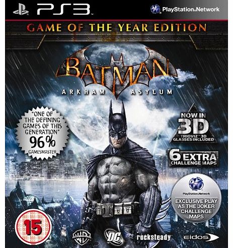Square Enix Batman : Arkham Asylum - Game of the Year (PS3)