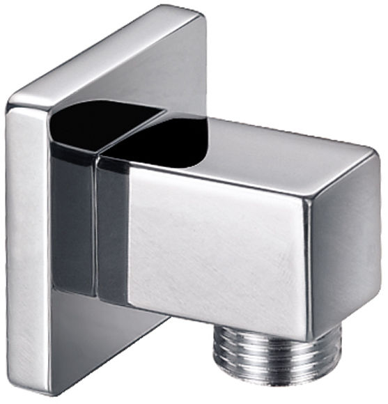 Square Wall Brass Outlet Elbow