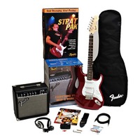 By Fender Affinity Strat   Frontman Amp Pack Red