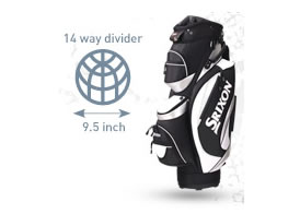 Srixon Golf Cart Bag Deluxe Black/White