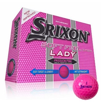 Srixon Ladies Soft Feel Pink Golf Balls (12