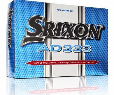 Srixon Mens AD333 Golf Ball - White